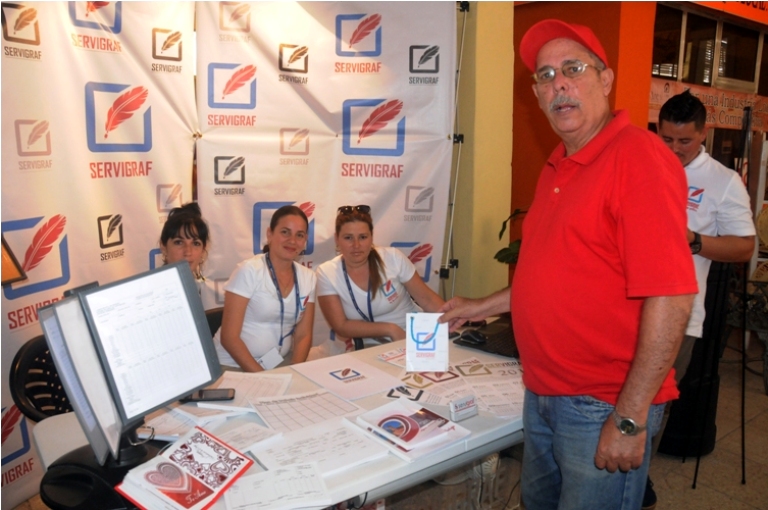Entre los cuentapropistas Servigraf, servicios gráficos.