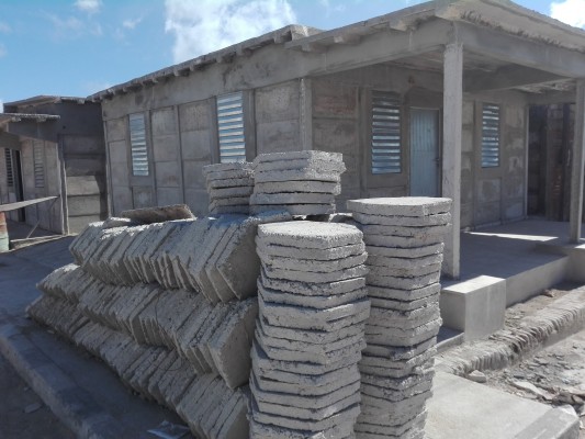 Advances housing construction program in Camagüey Nuevitas 