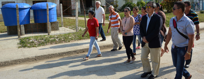 Visita  Masura Watanabe comunidad Patricio Lumumba
