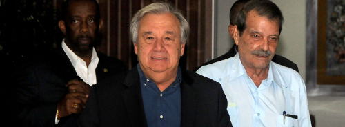 Secretario General de la ONU en Cuba