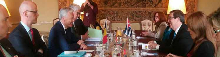 Cuban Foreign Minister thanks Belgian support