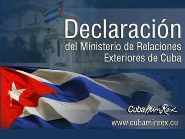 Minrex Cuba condena agresión israelí contra palestinos