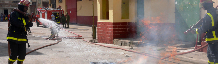In Camagüey activities of fire protection 