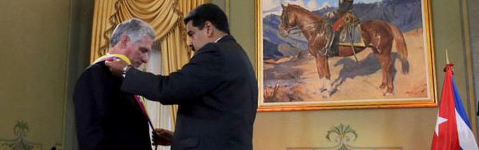 Otorgan la Orden Libertadores a jefe de Estado cubano