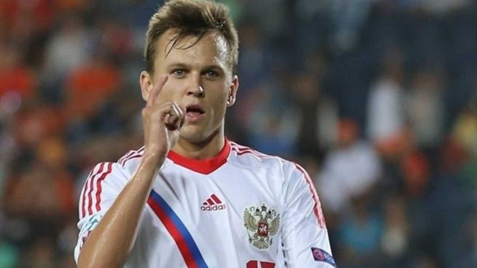 El jugador del club español Villarreal, Denis Cheryshev, será el principal referente de ataque para el equipo ruso. Foto: Tomada de rtve.es