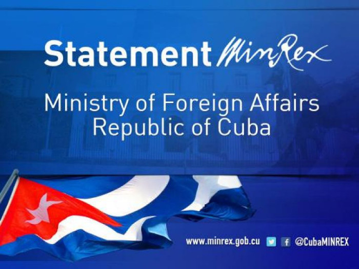 Statement by the Cuban Ministry of Foreign Affairs