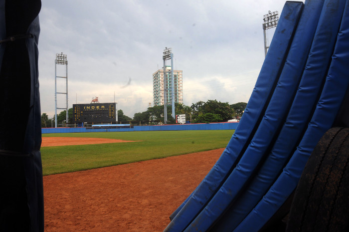 Almost ready the Candido González Ballpark