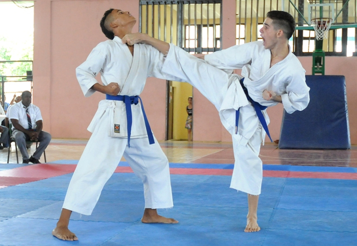 Foto: Tomada de acn.cu Compiten en Camagüey noveles karatecas de toda Cuba