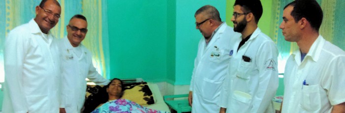 Primera operación en Camagüey de tumor del mediastino por mínimo acceso