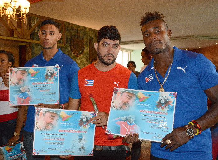 Foto: Otilio Rivero Delgado/ Adelante Reconocen a atletas camagüeyanos presentes en Barranquilla