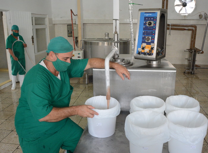 Positive milk production in Santa Cruz of the South 