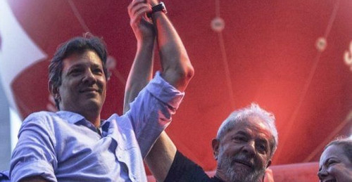 Lula: elección de Haddad será respuesta al golpe