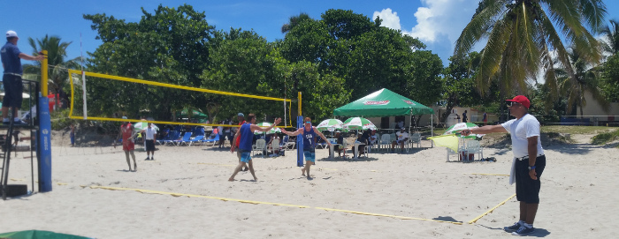Foto: Alexei Nápoles González/Archivo Duplas cubanas en circuito de voleibol de playa