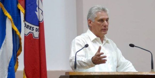 Díaz-Canel : “No podemos confundir la creación artística con el interés personal”