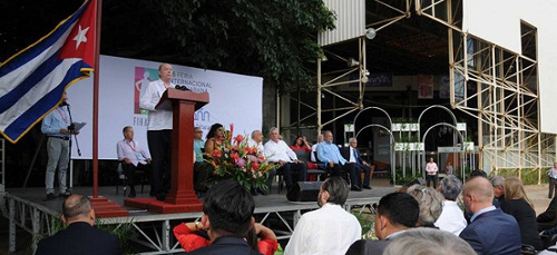En presencia de Díaz-Canel, inauguran Feria Internacional de La Habana