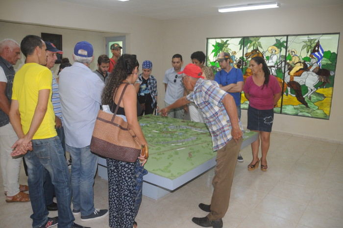 La maqueta del Combate de Jimaguayú comenzó a construirse en el último trimestre de 2017 y se inauguró el 12 de mayo de este año. 