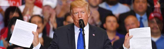 Trump festeja éxitos electorales y critica republicanos derrotados
