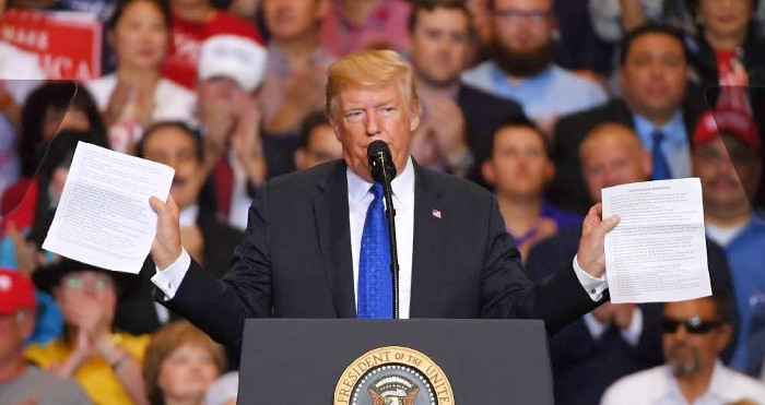 Trump festeja éxitos electorales y critica republicanos derrotados