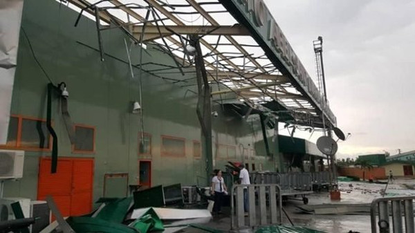 Aeropuerto Internacional de Santa Clara. Foto: Tomada de cubadebate.cu Recuperación tras tormenta local severa en Santa Clara