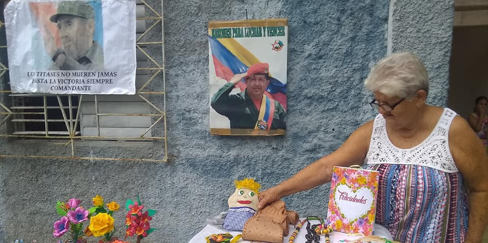 Homenaje en el barrio a Fidel (+Fotos)