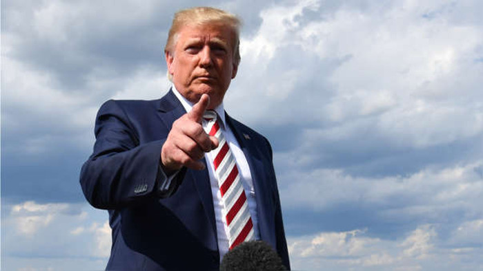 Donald Trump dijo el domingo, después de los ataques, que "el odio no tiene lugar" en Estados Unidos y señaló a las enfermedades mentales como las responsables de los tiroteos. Foto: Tomada de rpp.pe Recomienda Trump acciones contra tiroteos, omite control de armas