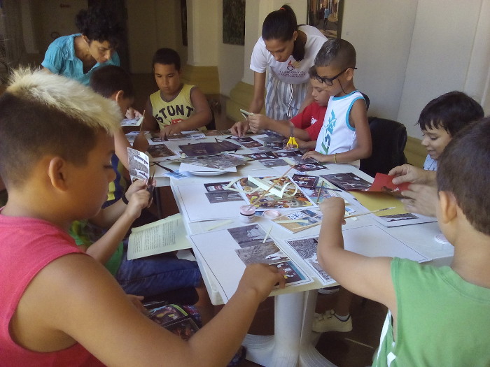 Taller para colorear el verano