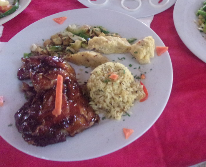 Pollo al caramello