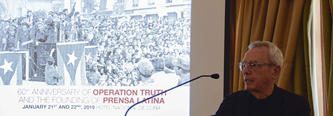 Finaliza hoy Foro internacional de Periodismo sobre Operación Verdad