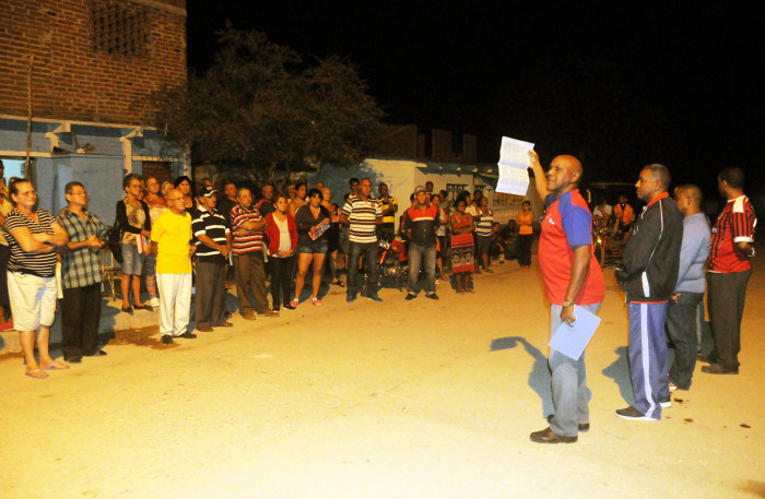 Sí por la Constitución desde los barrios en Camagüey 