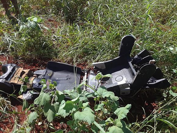 El asiento del piloto. Foto: Yosniel Diaz/ Facebook.