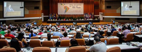 Doctrina Bolívar frente a Doctrina Monroe, reclamo del Foro de Sao Paulo