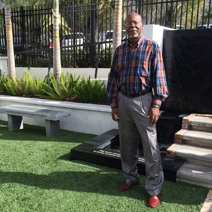 Sydney Campbell teaching from from Bahamas 