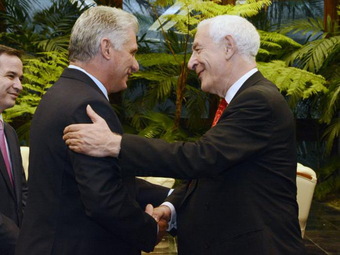 Foto: Miguel Díaz-Canel Bermúdez/Twitter Copresidente de Iniciativa Cuba se reunió con Díaz-Canel