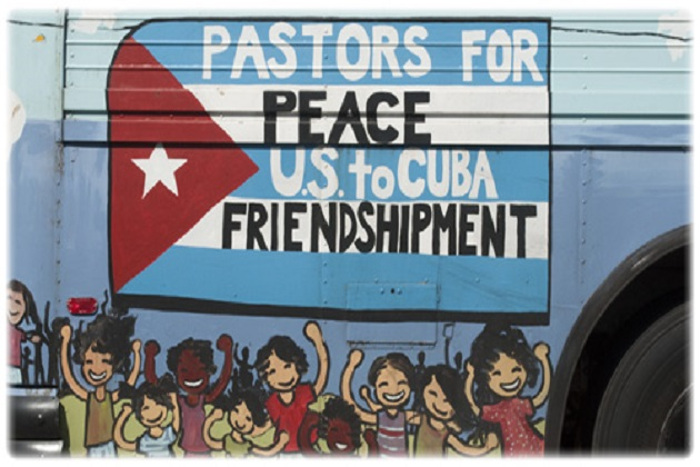 Foto:PL Pastores por la Paz con destino a Cuba