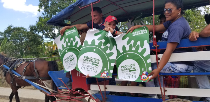 Como parte de las acciones para dar cumplimiento a los acuerdos del X Congreso de la Unión de Jóvenes Comunistas, su Comité Nacional recorrió los centrales azucareros camagüeyanos para reconocer la labor de quienes se saben protagonistas de esta zafra porque su aporte cuenta.