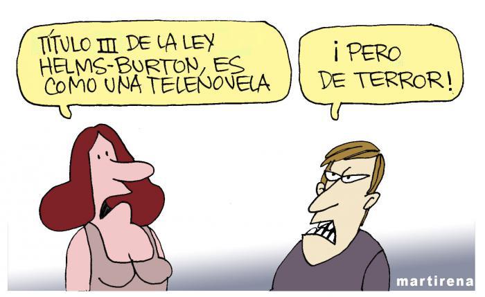 Ilustración: Tomada de escambray.cu Rechazan en Europa Ley Helms-Burton