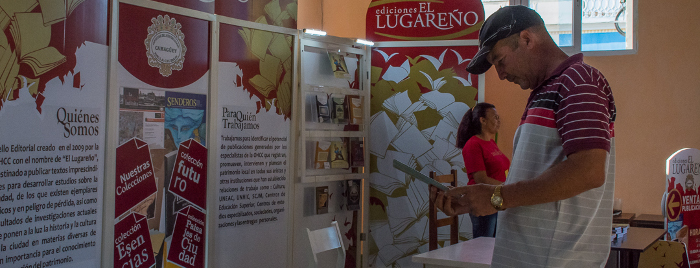 Ediciones El Lugareño, bien representada en “la feria”
