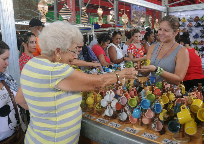 Este es uno de los stands más populares en cada feria.