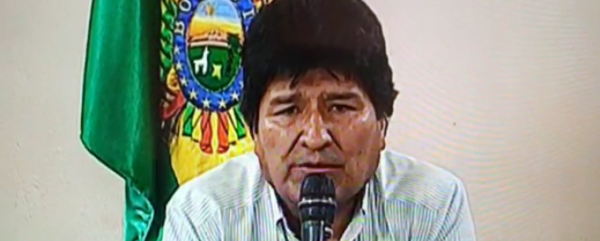 Evo Morales renuncia a la presidencia de Bolivia