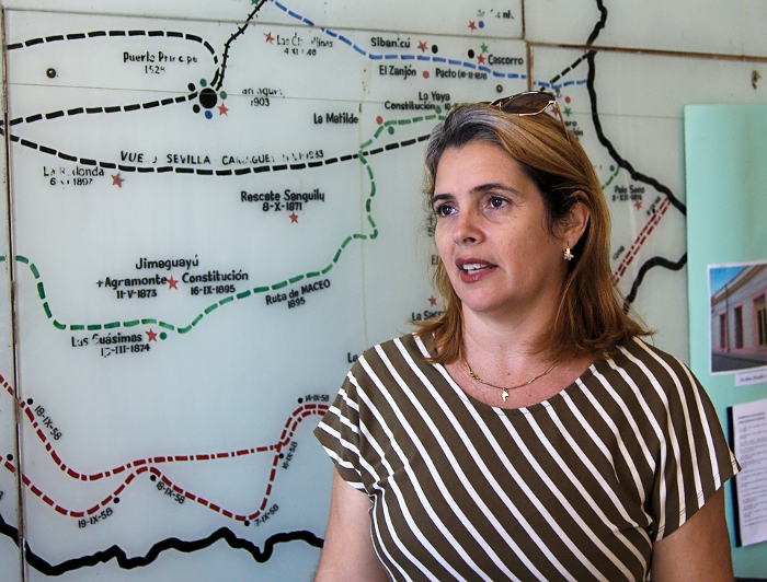 La razón del Archivo Histórico esta en las raíces del patrimonio de nuestra sociedad, señala Marila. Yoel Benítez Fonseca/Adelante y Archivo Histórico El llamado de la memoria histórica