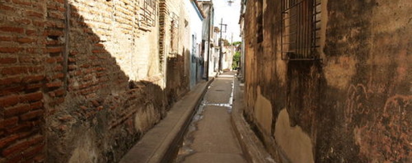 Alleys in the city