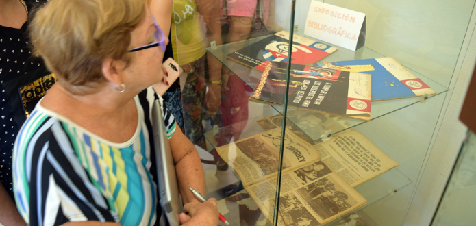 Publicaciones cederistas en la biblioteca Julio Antonio Mella