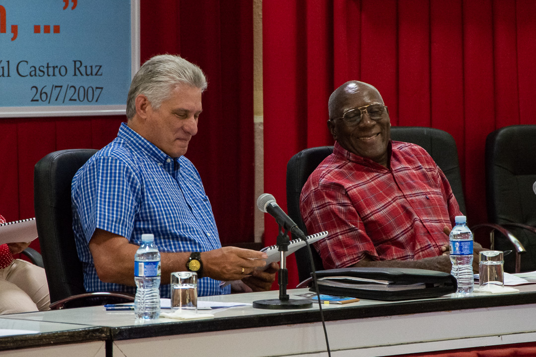 Salvador Valdés Mesa, primer vicepresidente de los Consejos de Estado y de Ministros, insistió en las potencialidades de Camagüey para la producción de alimentos.