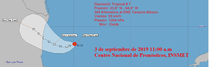 Nueva depresión tropical en el golfo de México