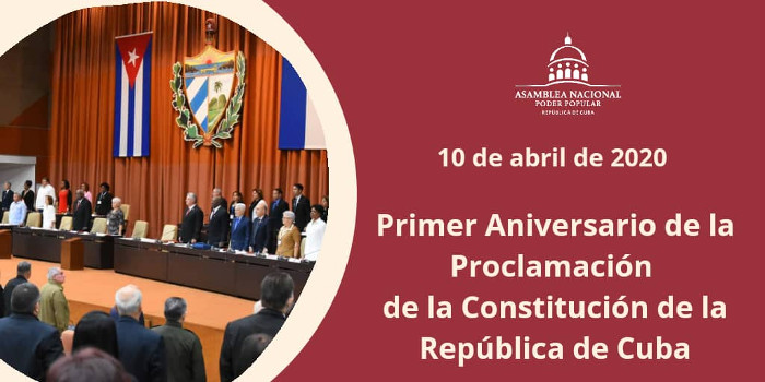 Imagen: Tomada de Ana Mari Machado / Twitter Constitución de la República de Cuba, a un año de su proclamación (+Tuit)