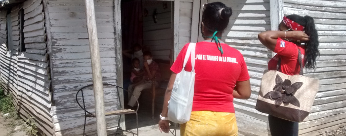 Para prevenir desde el barrio, trabajo social (+Fotos y Video)