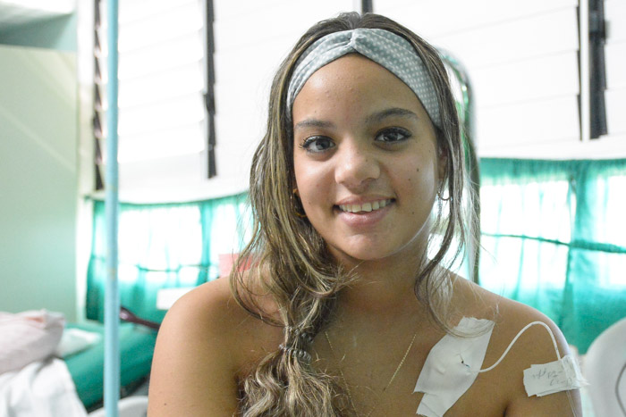 Sheily se preparaba para irse de alta y nos confirmó: “Tosía y botaba sangre, pero no lo decía”. Foto: Alejandro Rodríguez Leiva/Adelante.