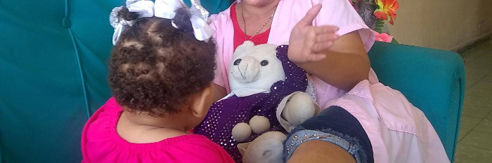 Visitan federadas hogar de niños sin amparo familiar