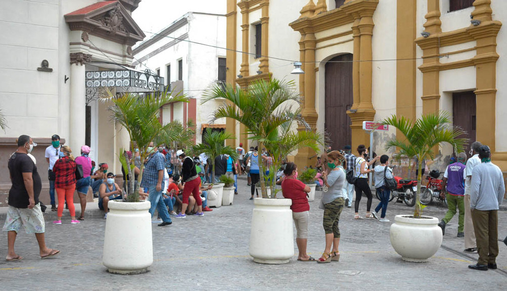 Sin ingresados por COVID-19 y sin percepción del peligro