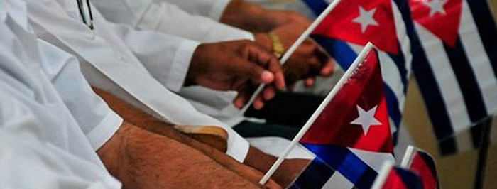 Hacia Nicaragua brigada médica cubana